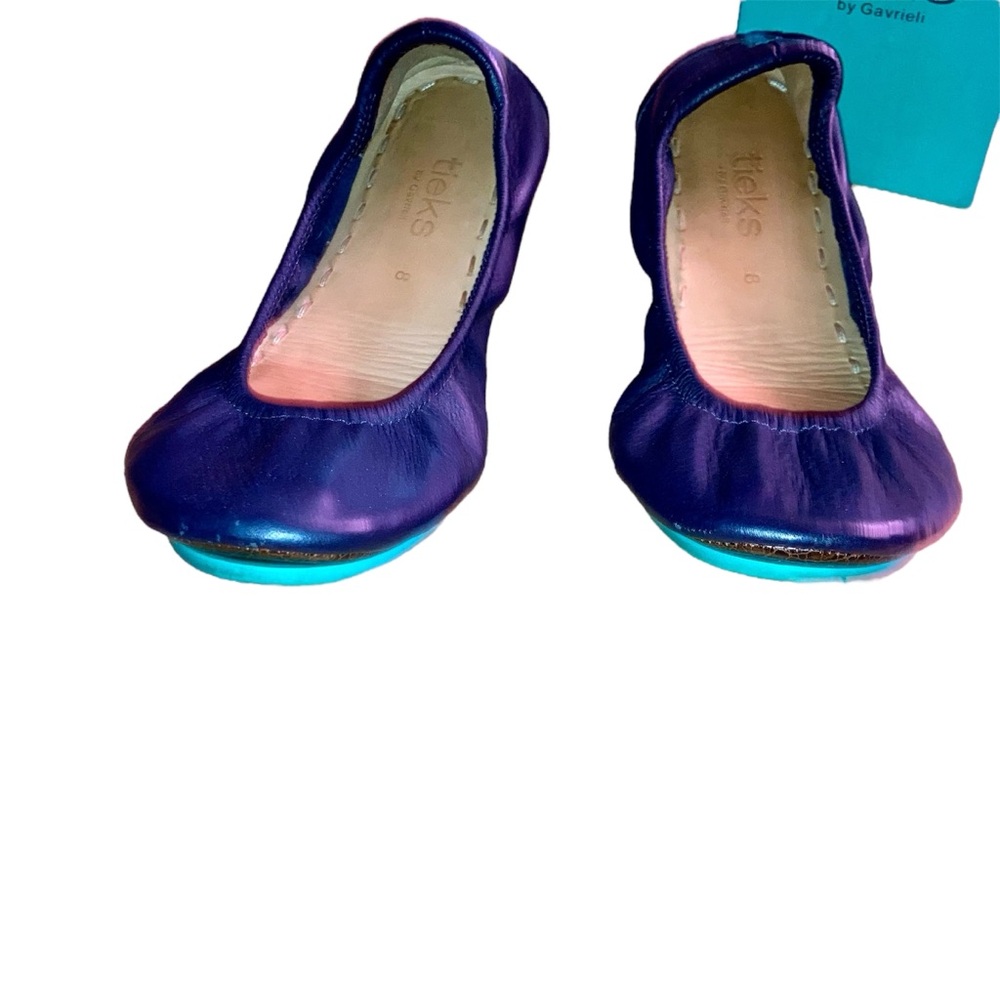 Tieks California Navy Leather Ballet Flats. Size 8. - Picture 2 of 15